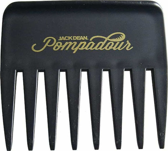 Jack Dean Pompadour Black Hair Comb