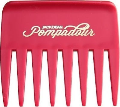 Jack Dean Pompadour Comb Hair for Detangling Red