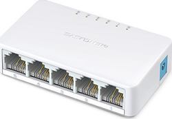 Mercusys MS105 Unmanaged L2 Switch with 5 Ethernet Ports