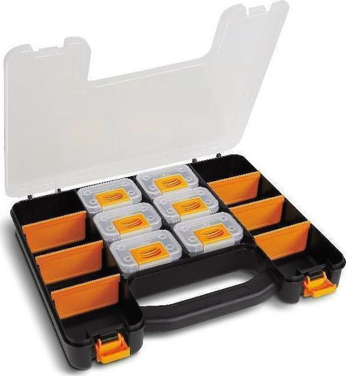 Beta Organizator pentru Compartimentul de Unelte 14 Locuri cu Compartimente Reglabile & Cutii Detașabile Neagră 38.5x32x6cm.