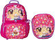 Lego Freshmen Friends Cupcake School Bag Backpack Elementary, Elementary in Pink color 33lt