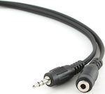 Cablexpert Καλώδιο 3,5 mm Stecker - 3,5 mm Buchse Schwarz 2m (CCA-423-2M)