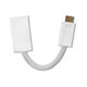 Qoltec Convertor mini DVI masculin în HDMI feminin Alb 1buc 50519