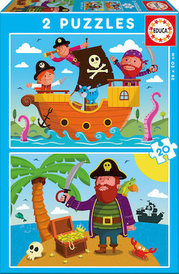 Kids Puzzle Pirates for 3++ Years 20pcs Educa