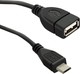 Qoltec Convertor micro USB masculin în USB-A feminin 1buc 50404