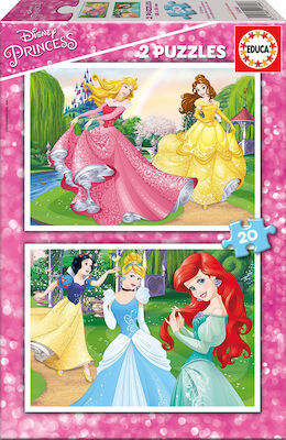 Ξύλινο Παιδικό Puzzle Princess 20pcs για 3+ Ετών Educa