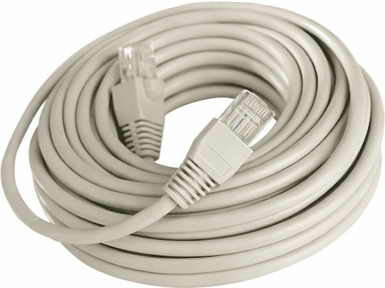 Eurolamp U/UTP Cat.5e (Gigabit) Мрежов Кабел Ethernet 5м Сив