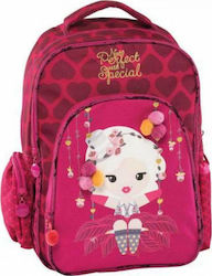 Graffiti Lil'Ledy Elementary School Backpack Pink