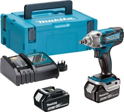 Makita Impact Wrench Battery 18V 2x5Ah with Socket 1/2"