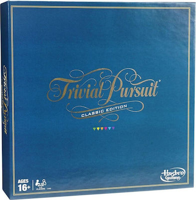 Hasbro Επιτραπέζιο Παιχνίδι Trivial Pursuit Classic Edition για 2-4 Παίκτες 16+ Ετών