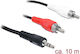 DeLock Cablu Audio 3,5 mm Male - RCA De Sex Masculin Negru 10m 84277