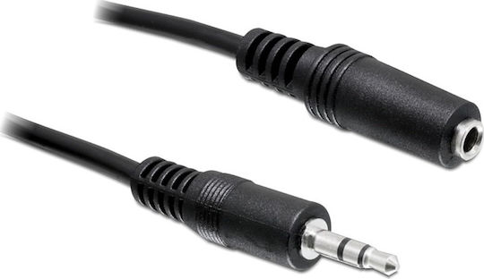 DeLock 3.5mm Jack Cable 3.5mm Male - 3.5mm Female Black 3m 84002