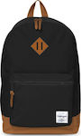 Unkeeper Schulranzen Rucksack Junior High-High School in Schwarz Farbe 28761