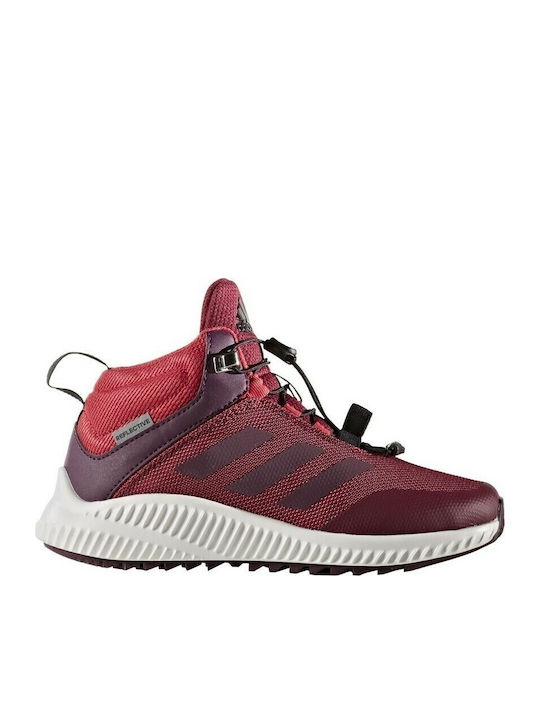 Fortatrail Mid K Kids Sports Shoes with Laces Burgundy