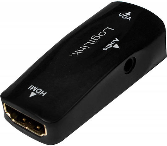 LogiLink Μετατροπέας HDMI female σε 3.5mm / VGA female 1τμχ CV0108