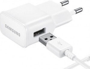 Samsung Ladegerät mit USB-A Anschluss und Kabel USB-C Weißs (ETA-U50EWE + EP-DN930CWE)