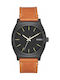 Nixon Porter Watch Battery with Brown Leather Strap A1058-2664-00