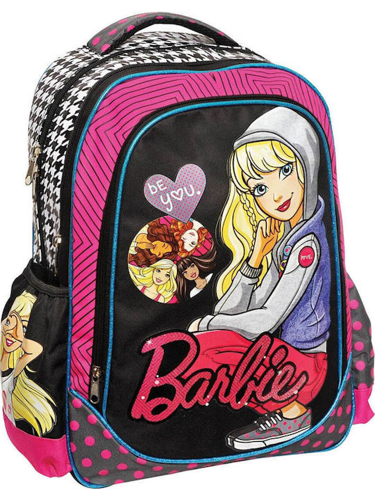 Gim Barbie Fashionistas & Δώρο Κούκλα Barbie School Bag Backpack Elementary, Elementary Multicolored