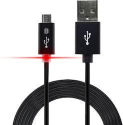 Ancus 19480 LED Reguläres USB 2.0 in Micro-USB 1m Schwarz Ancus 19480 LED Reguläres USB 2.0 in Micro-USB 1m Schwarz
