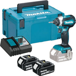 Makita Παλμικό Κατσαβίδι Μπαταρίας Brushless 18V 2x5Ah