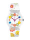 Swatch Kumquat Ρολόι με Λευκό Καουτσούκ Λουράκι