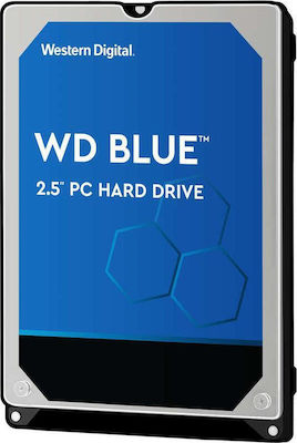 Western Digital Blue 1TB HDD Hard Drive 2.5" SATA III 5400rpm with 128MB Cache for Laptop / Desktop / PS4