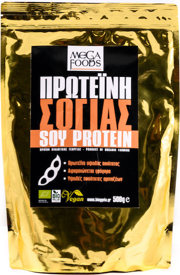 Mega Foods Soy Protein Βιολογική Χωρίς Γλουτένη & Λακτόζη 500gr