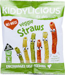 Kiddylicious Veggie Straws with Λαχανικών Flavour Sugar Free 12gr for 9+ months