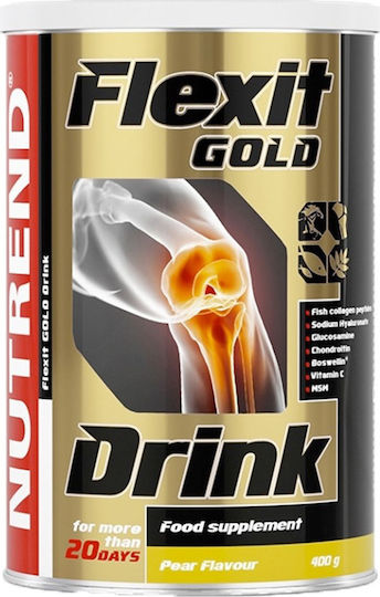 Nutrend Flexit Gold Drink Supplement for Joint & Bone Health 400gr Pear