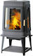 Plamen Authentic 35 Μαντεμένια Ξυλόσομπα 11kW Γκρι