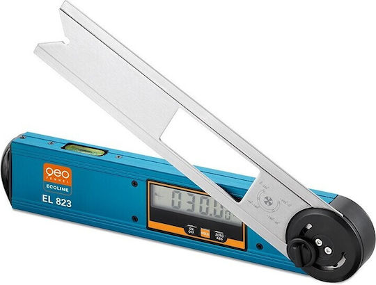Geo Fennel Gmbh EL823 Digital Angle Ruler for Electricians Aluminum with Protractor and Spirit Level