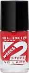 Elixir 2 Weeks Gloss Βερνίκι Νυχιών Μακράς Διαρκείας 760 Ruby 11ml