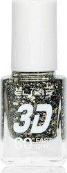 Elixir 3D Glitter Βερνίκι Νυχιών Quick Dry Γκρι...
