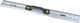 Ingco HAR01060 Wasserwaage Aluminium 60cm mit 2 Augen