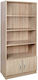 Beige Bookcase 80x35x180cm