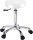 Office Desk Stool Fast Black 33x33x72cm