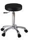 Fast Scaun De Birou Rotund Negru 33x33x72cm
