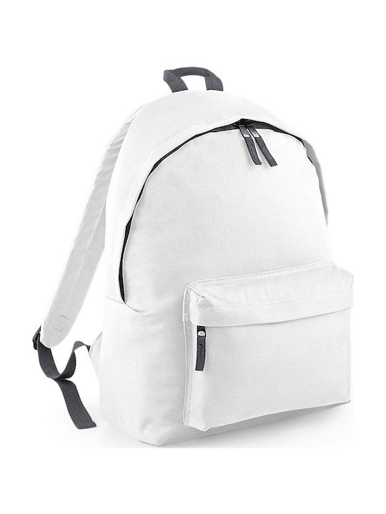 Bagbase BG125 White / Graphite Grey Fabric Back...