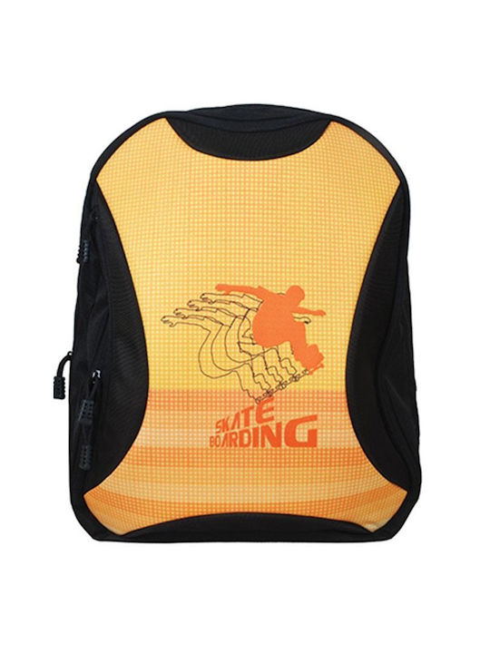 Next Tiger Skate School Bag Backpack Elementary, Elementary in Orange color