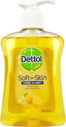 Dettol Citrus Soft On Skin Hard On Dirt Lichid pentru Mâinile 250ml