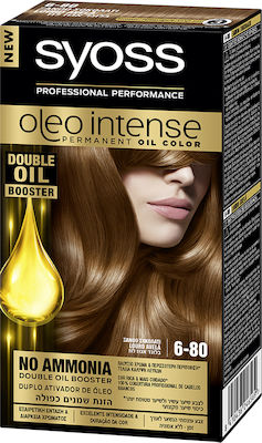 Syoss Oleo Intense Set Haarfarbe kein Ammoniak 6-80 Chocolate blonde 50ml