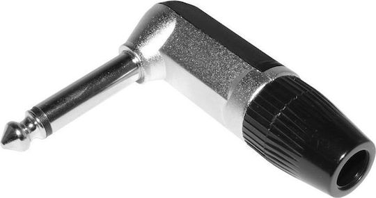 Audio Master TJ054 Stecker 6,3mm Klinke mono männlich Silber