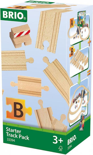 Brio Toys Schienen Starter Pack B Schienensets aus Holz für 3+ Jahre alt+ Jahre