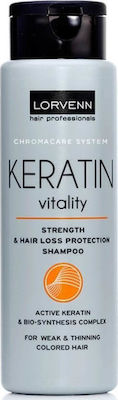 Lorvenn Keratin Vitality Shampoos Against Hair Loss for All Hair Types 100ml