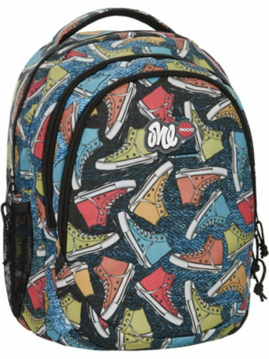 Lyc Sac One The Jock Denim Σχολική Τσάντα Πλάτη...