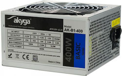 Akyga AK-B1-400 400W Black Computer Power Supply Full Wired