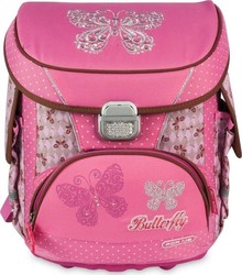 Extreme4Me Butterfly 65134 Σχολική Τσάντα Πλάτης Δημοτικού σε Ροζ χρώμα