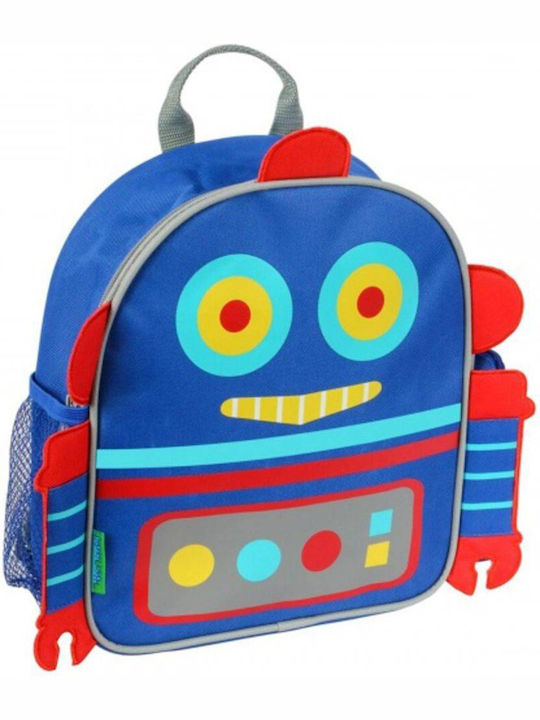 Stephen Joseph Mini Sidekick Roboter Schulranzen Rucksack Kindergarten in Blau Farbe