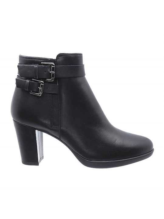 The Flexx Leather Women's Ankle Boots Black