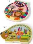 Wooden Kids Peg Puzzle Easy for 1+ Years 4pcs (Various Designs) 1pc Oops